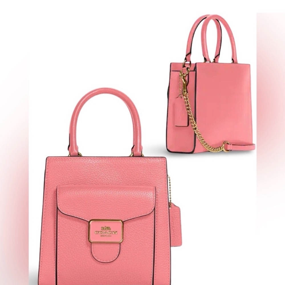 *NWT* Coach Mini Crossbody Pebbled Leather Bag Crossbody | Taffy | C6778